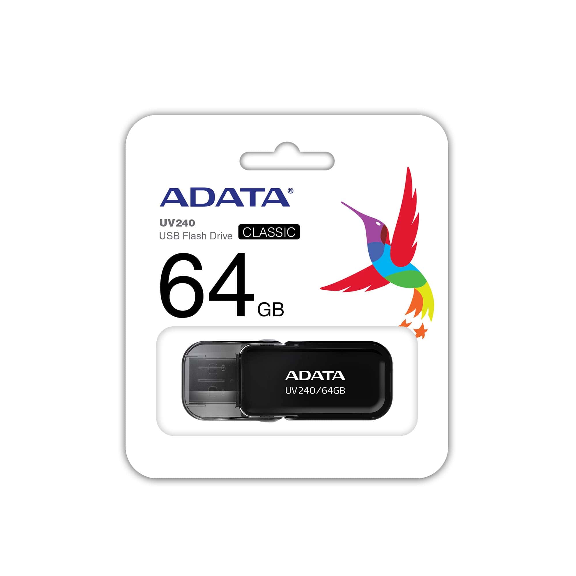 ADATA UV240 64GB black (vhodné pre tlač) AUV240-64G-RBK