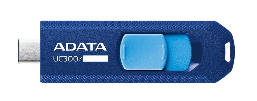 ADATA UC300/128GB/USB 3.2/USB-C/Modrá