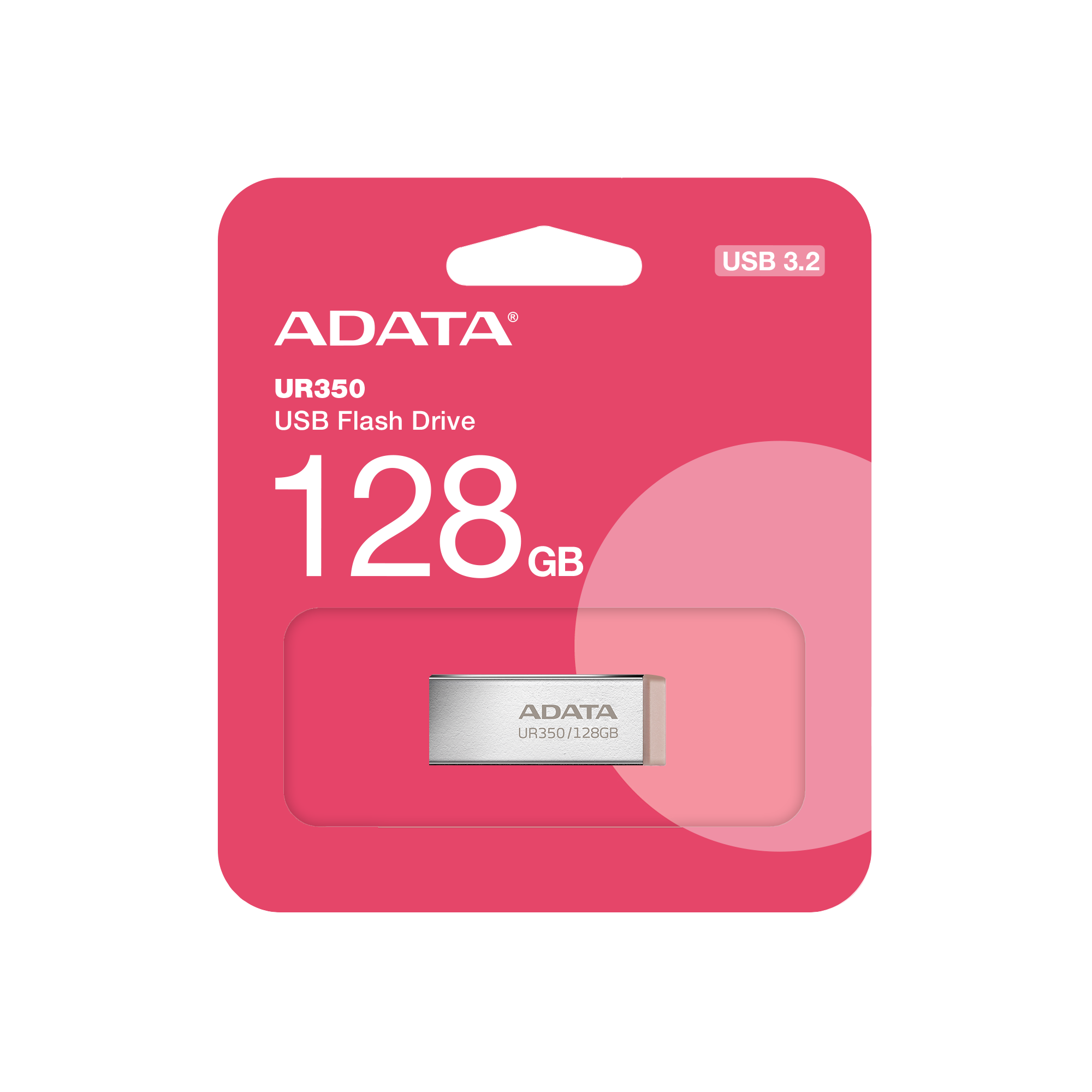 ADATA UR350/128GB/USB 3.2/USB-A/Hnedá / UR350-128G-RSR/BG