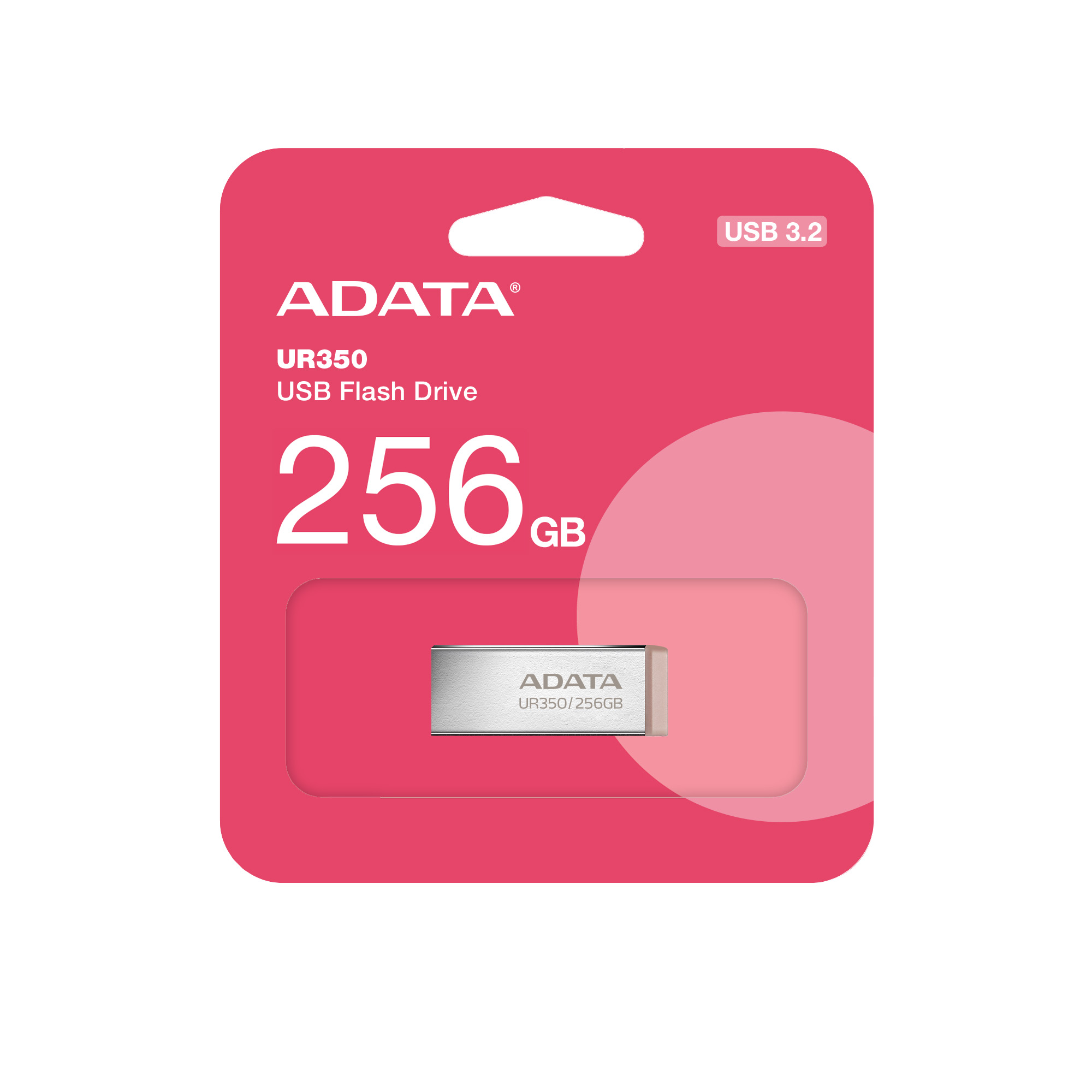 ADATA UR350/256GB/USB 3.2/USB-A/Hnedá / UR350-256G-RSR/BG