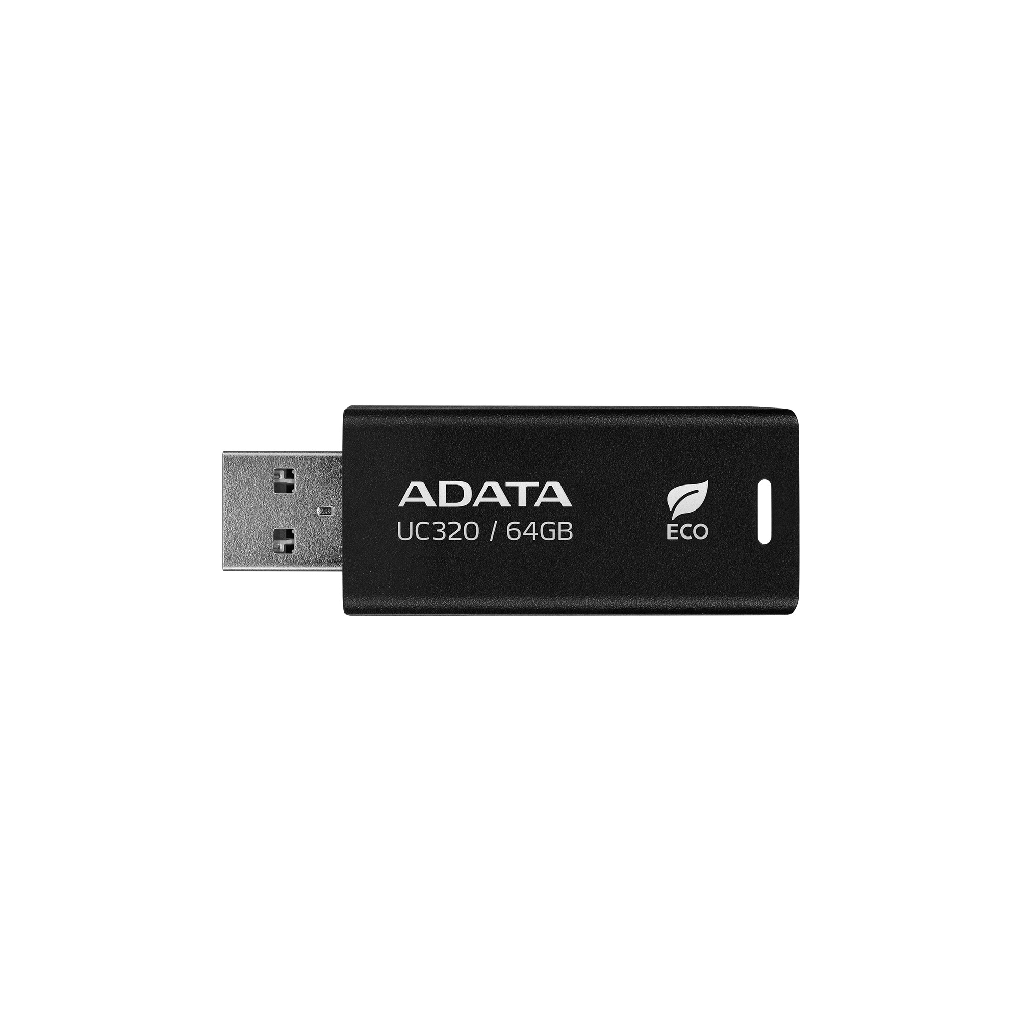 ADATA UC320/64GB/USB 3.2/USB-A/ Čierna UC320-64G-RBK/BK