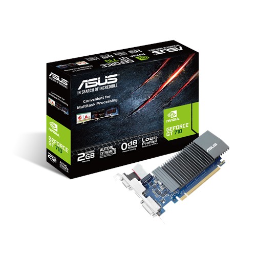 Obrázok ASUS VGA NVIDIA GT710-SL-2GD5-BRK, 90YV0AL3-M0NA00