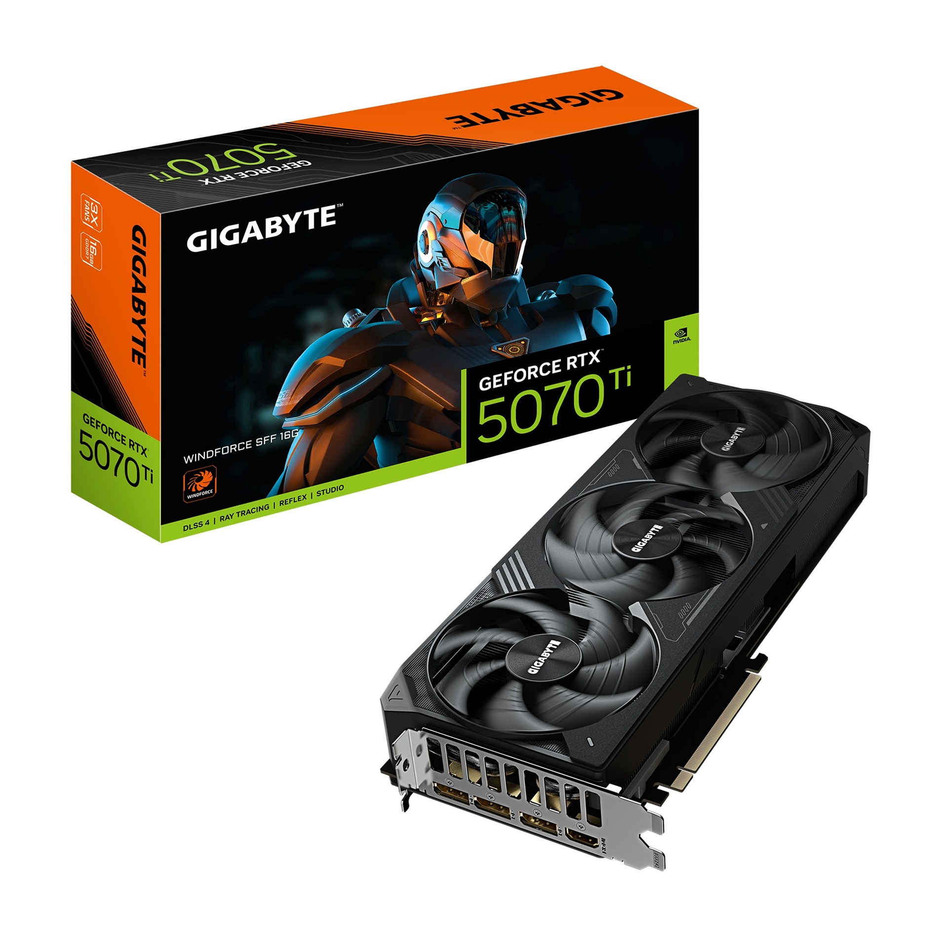 GIGABYTE GeForce RTX 5070 Ti WINDFORCE SFF/16GB/GDDR7