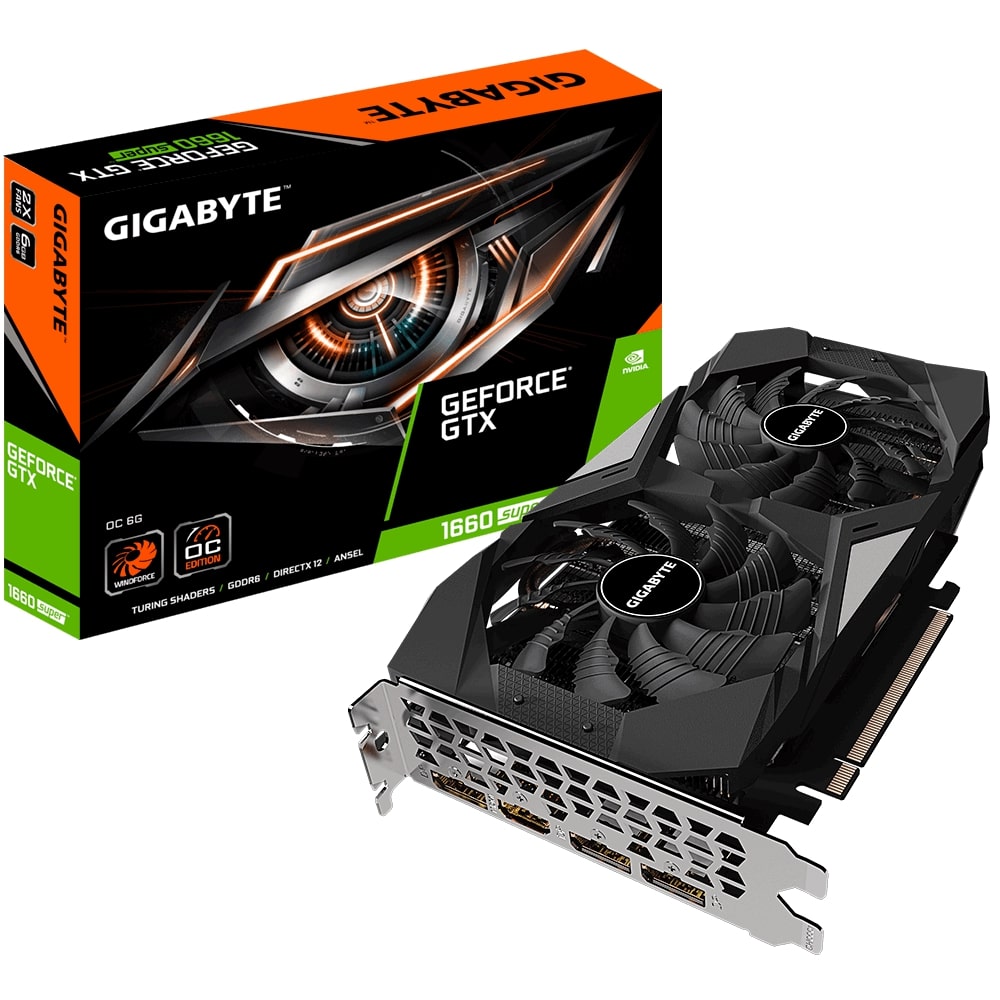 Obrázok GIGABYTE GeForce GTX 1660 SUPER OC 6G (GV-N166SOC-6GD)