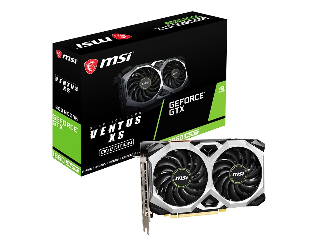 Obrázok MSI GeForce GTX 1660 SUPER VENTUS XS OC GTX 1660 SUPER VENTUS XS OC