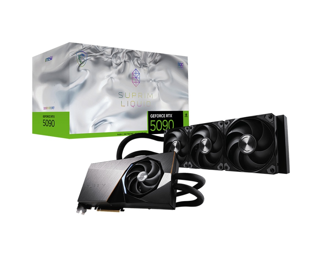MSI GeForce RTX 5090 SUPRIM LIQUID SOC/32GB/GDDR7