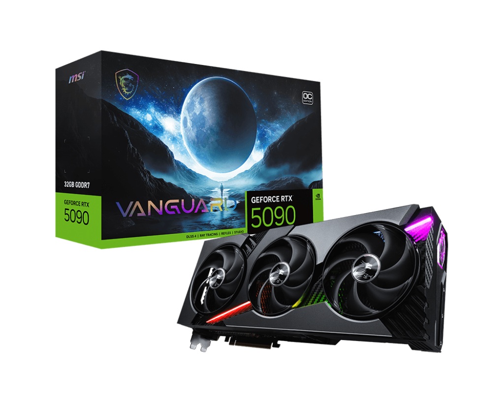 MSI GeForce RTX 5090 VANGUARD/OC/32GB/GDDR7