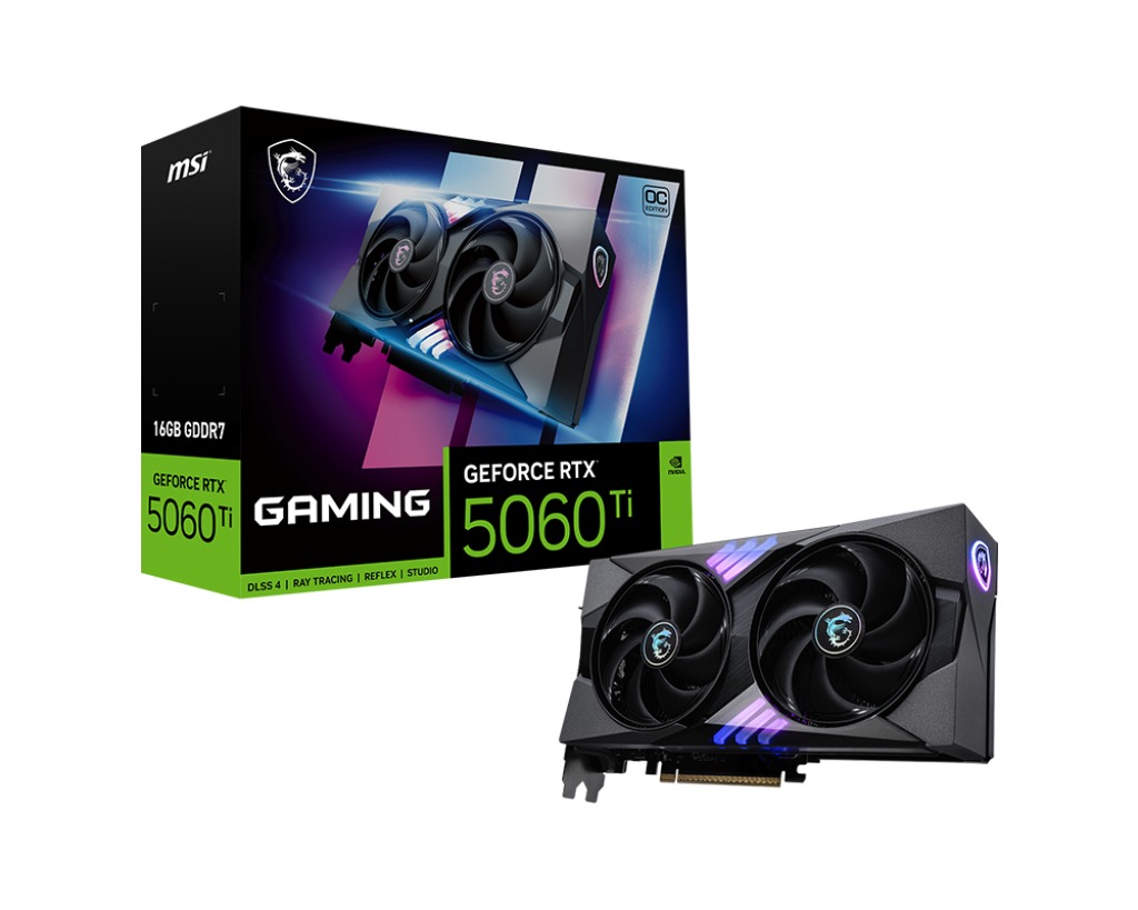 MSI GeForce RTX 5060 Ti/Gaming/OC/16GB/GDDR7