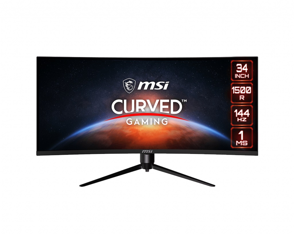 MSI Optix/MAG342CQR/34''/VA/3440x1440/144Hz/1ms/Black/2R