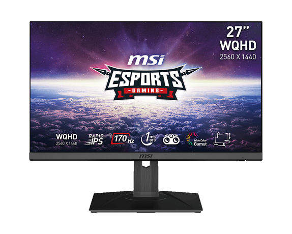 MSI/G272QPF/27''/IPS/QHD/170Hz/1ms/Black/2R