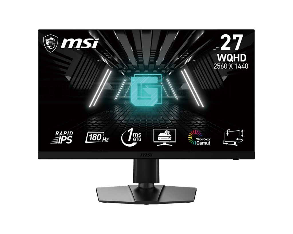 MSI/G272QPF E2/27''/IPS/QHD/180Hz/1ms/Black/2R