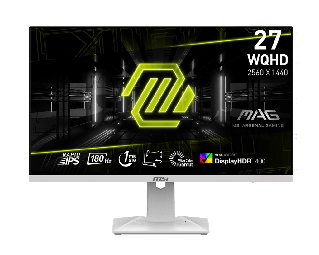 MSI MAG/274QRFW/27''/IPS/QHD/180Hz/1ms/White/3R