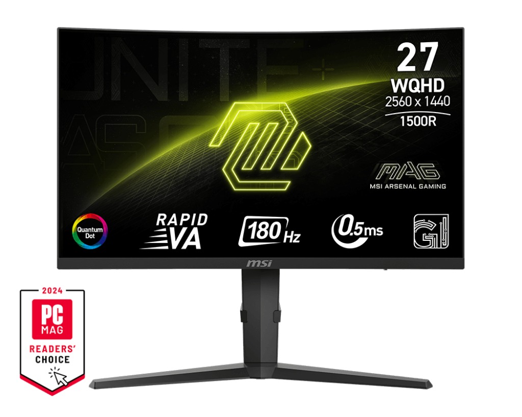 MSI MAG/275CQRF QD E2/27''/VA/QHD/180Hz/0,5ms/Black/3R