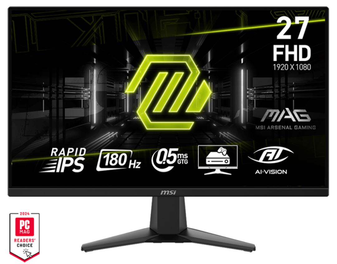 MSI MAG/275F/27''/IPS/FHD/180Hz/0,5ms/Black/2R