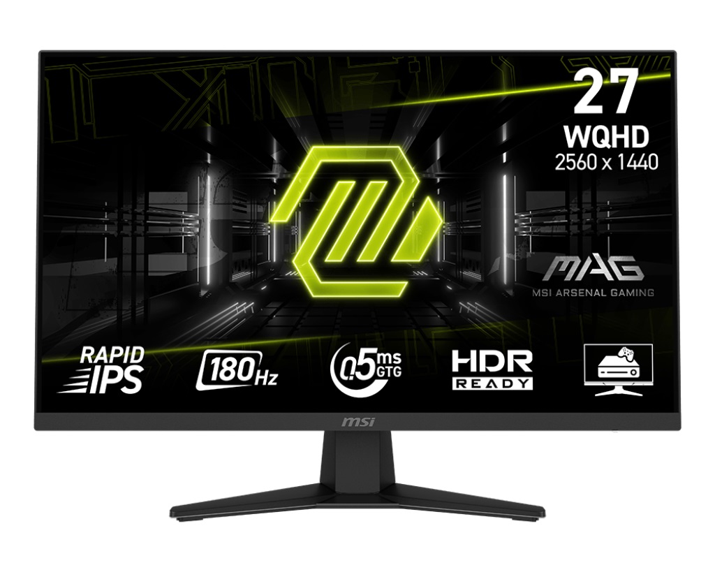 MSI MAG/274QF/27''/IPS/QHD/180Hz/0,5ms/Black/2R