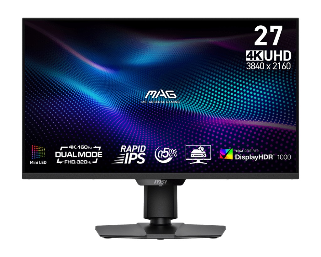 MSI MAG/274UPDF E16M/27''/IPS/4K UHD/160Hz/0,5ms/Black/2R