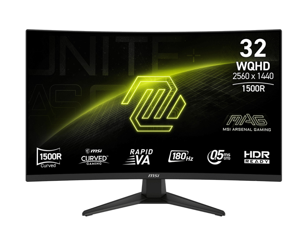 MSI MAG/321CQF E18/31,5''/VA/QHD/180Hz/0,5ms/Černá/3R