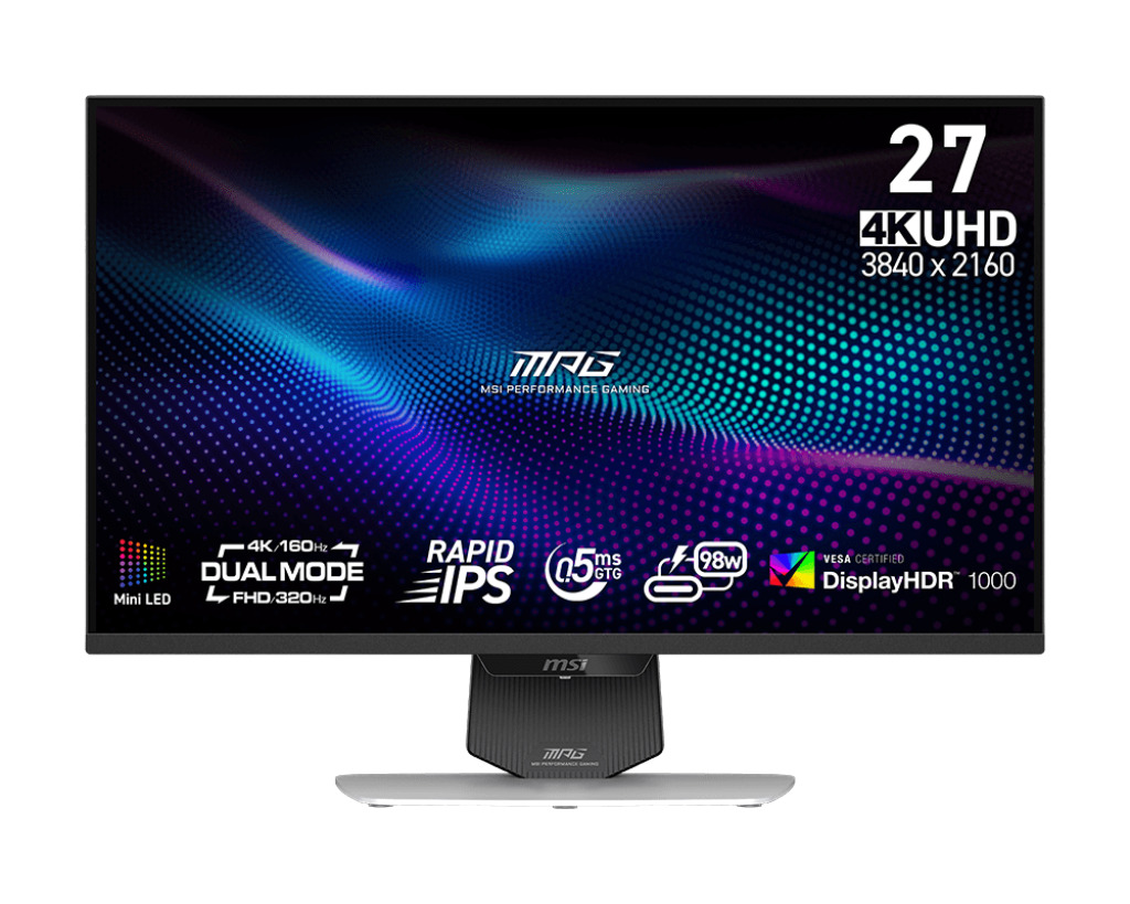 MSI MPG/274URDFW E16M/27''/IPS/4K UHD/160Hz/0,5ms/Black/2R