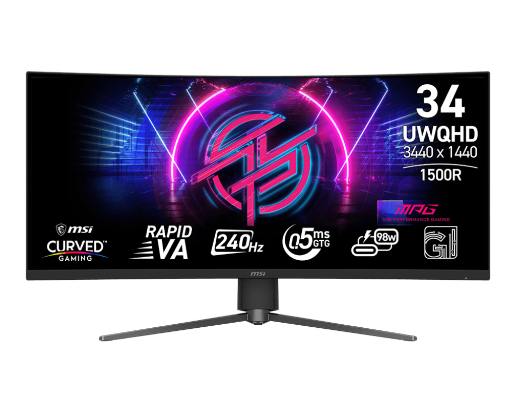 MSI MPG/346CQRF X24/34''/VA/wQHD/240Hz/0,5ms/Černá/3R