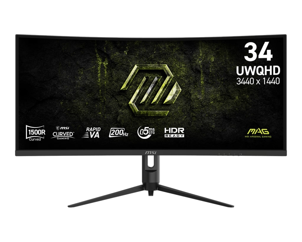 MSI MAG/342CQRF E20/34''/VA/wQHD/200Hz/0,5ms/Černá/3R