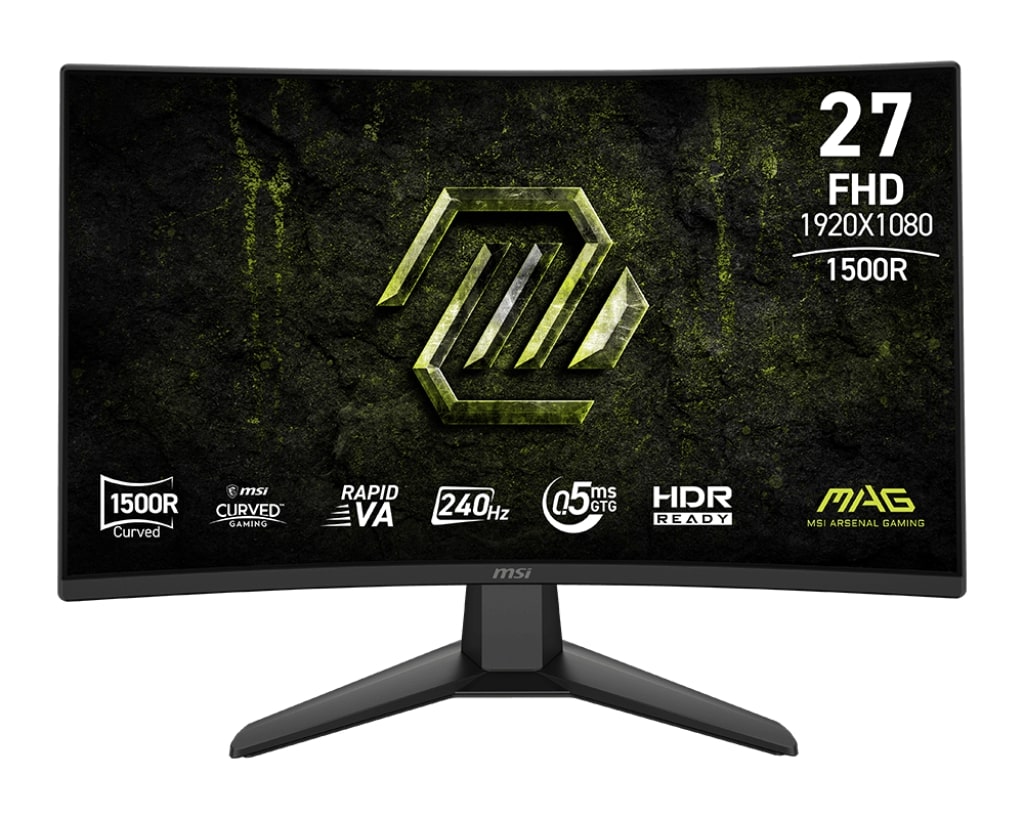 MSI MAG/274CF X24/27''/VA/FHD/240Hz/0,5ms/Černá/3R