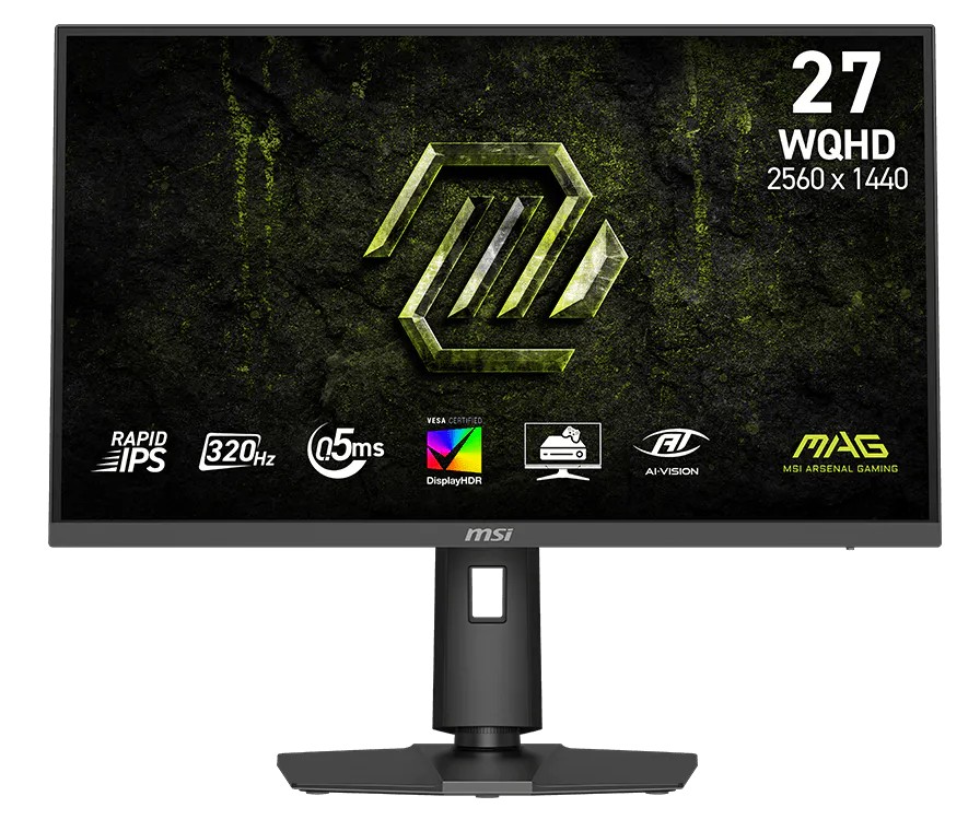 MSI MAG/274QPF X32/27''/IPS/QHD/320Hz/0,5ms/Černá/3R