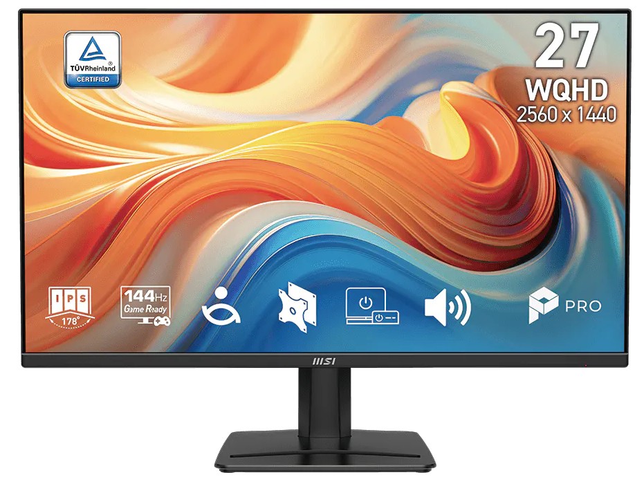 MSI Pro/MP275Q E14/27''/IPS/QHD/144Hz/1ms/Černá/3R