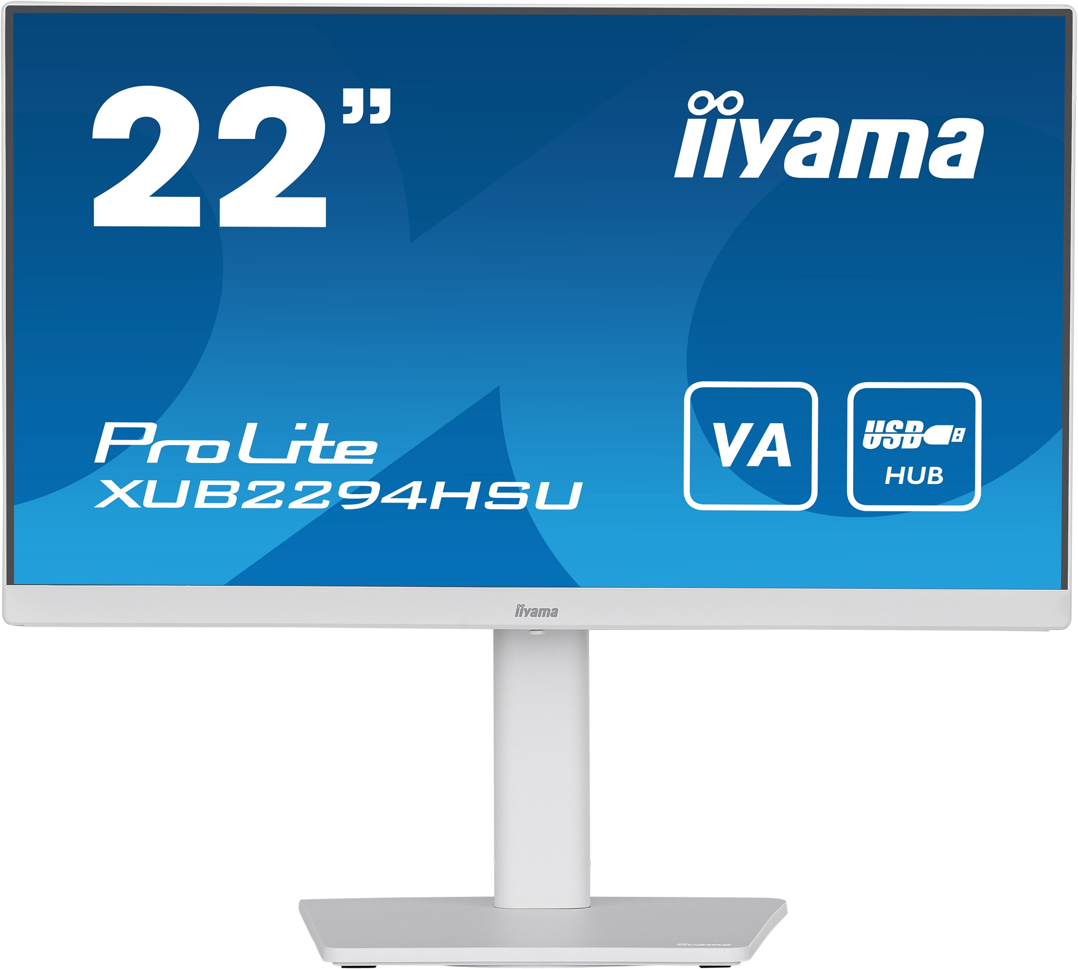 iiyama ProLite/XUB2294HSU-W2/21,5''/VA/FHD/75Hz/1ms/White/3R