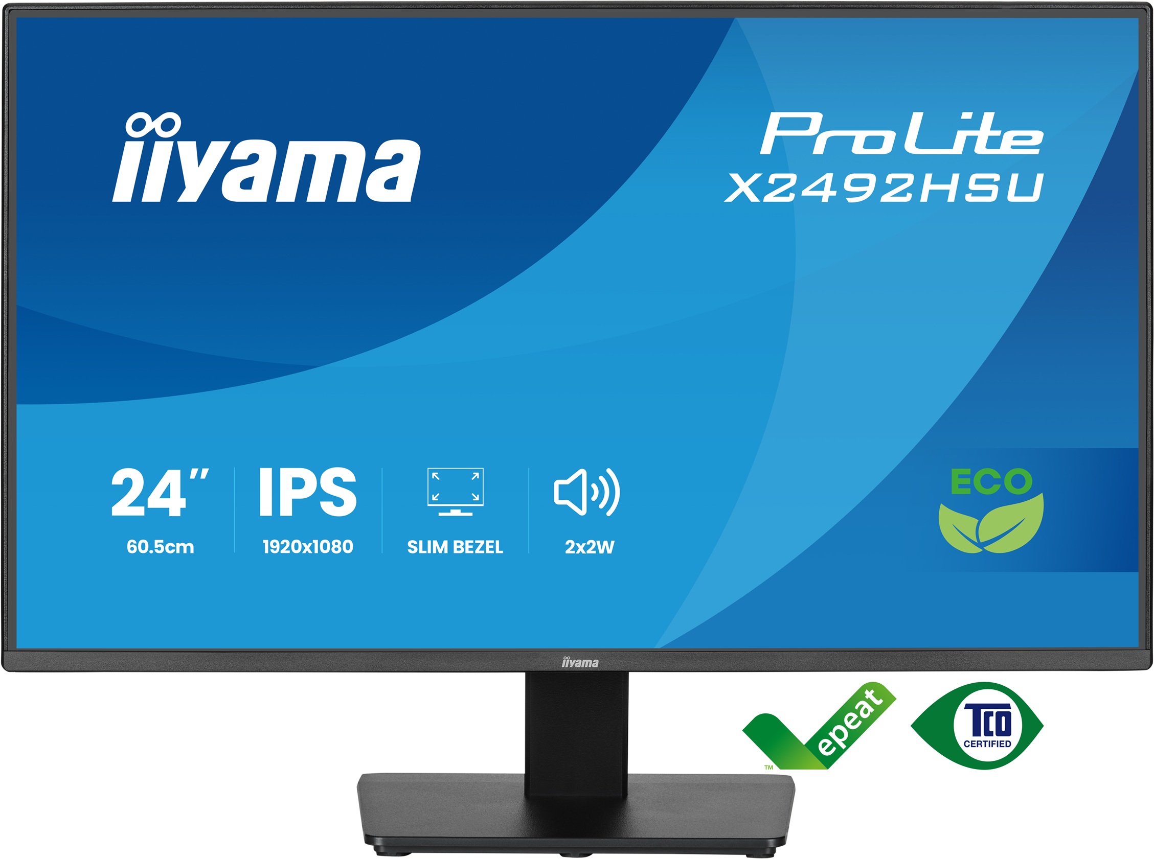iiyama ProLite/X2492HSU-B1/24''/IPS/FHD/120Hz/3ms/Černá/3R