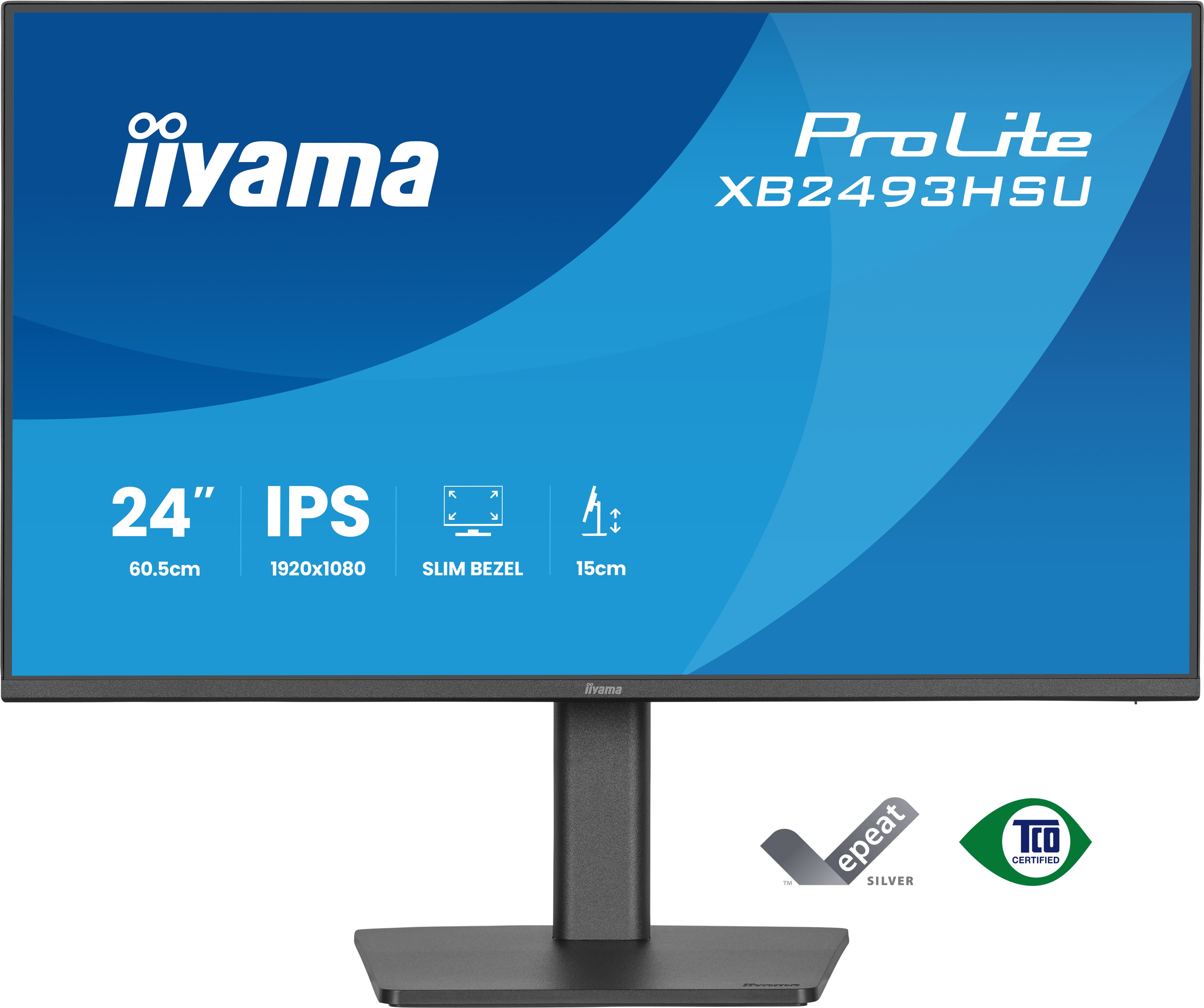 iiyama ProLite/XB2493HSU-B1/23,8''/IPS/FHD/120Hz/1ms/Černá/3R