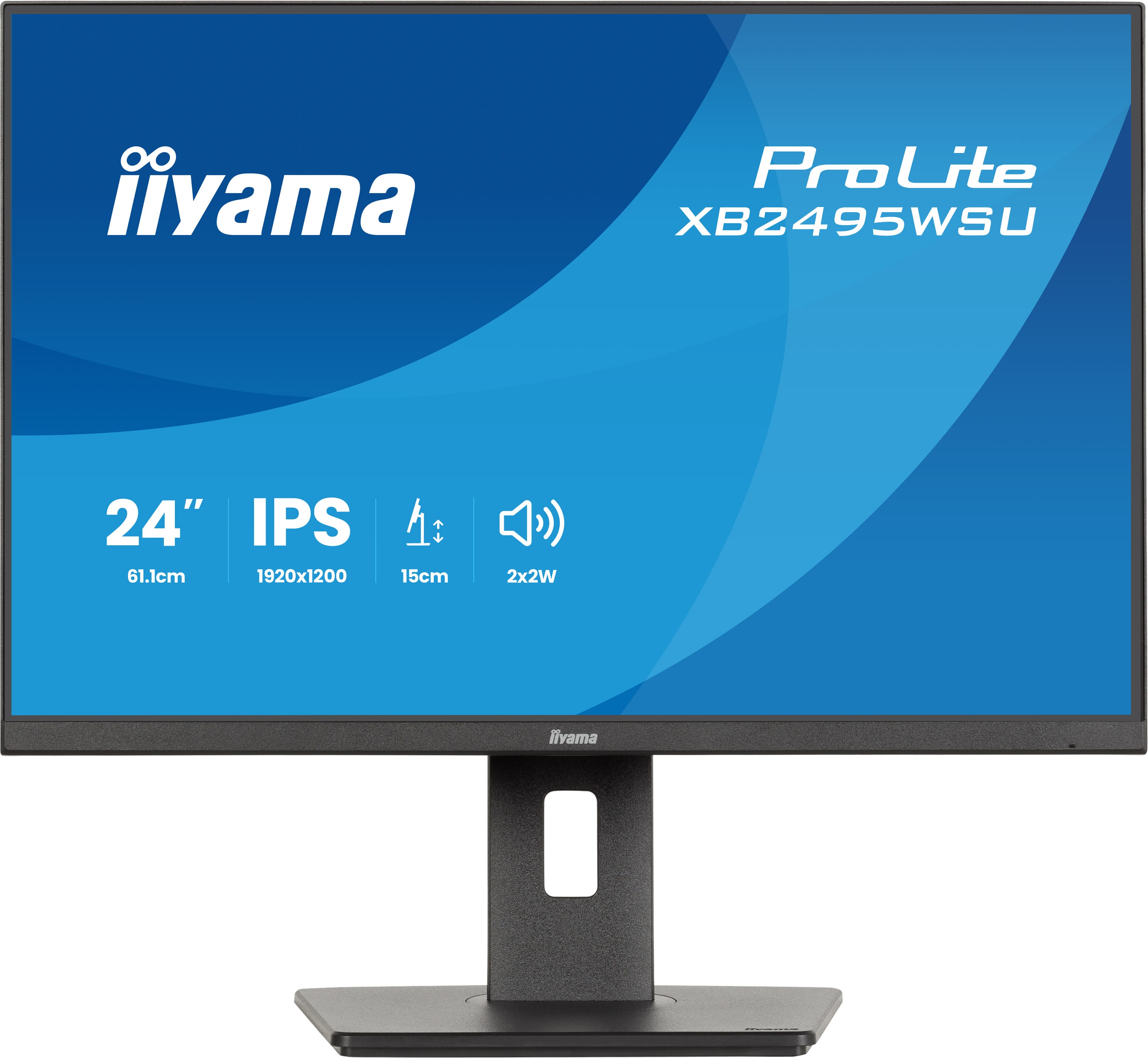 iiyama ProLite/XB2495WSU-B1/24,1''/IPS/1900x1200/100Hz/4ms/Černá/3R