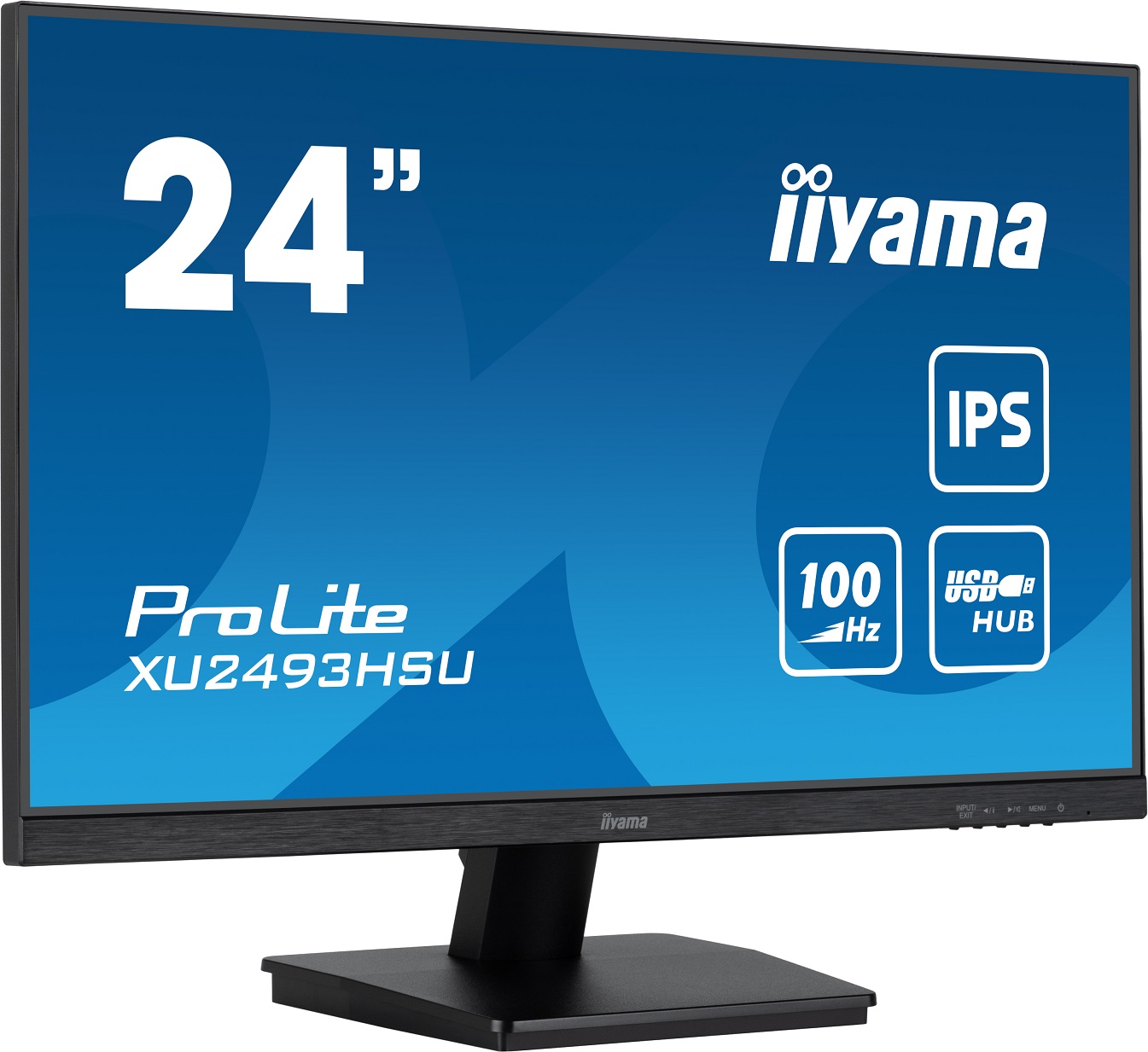 iiyama ProLite/XU2493HSU-B7/23,8''/IPS/FHD/100Hz/1ms/Black/3R