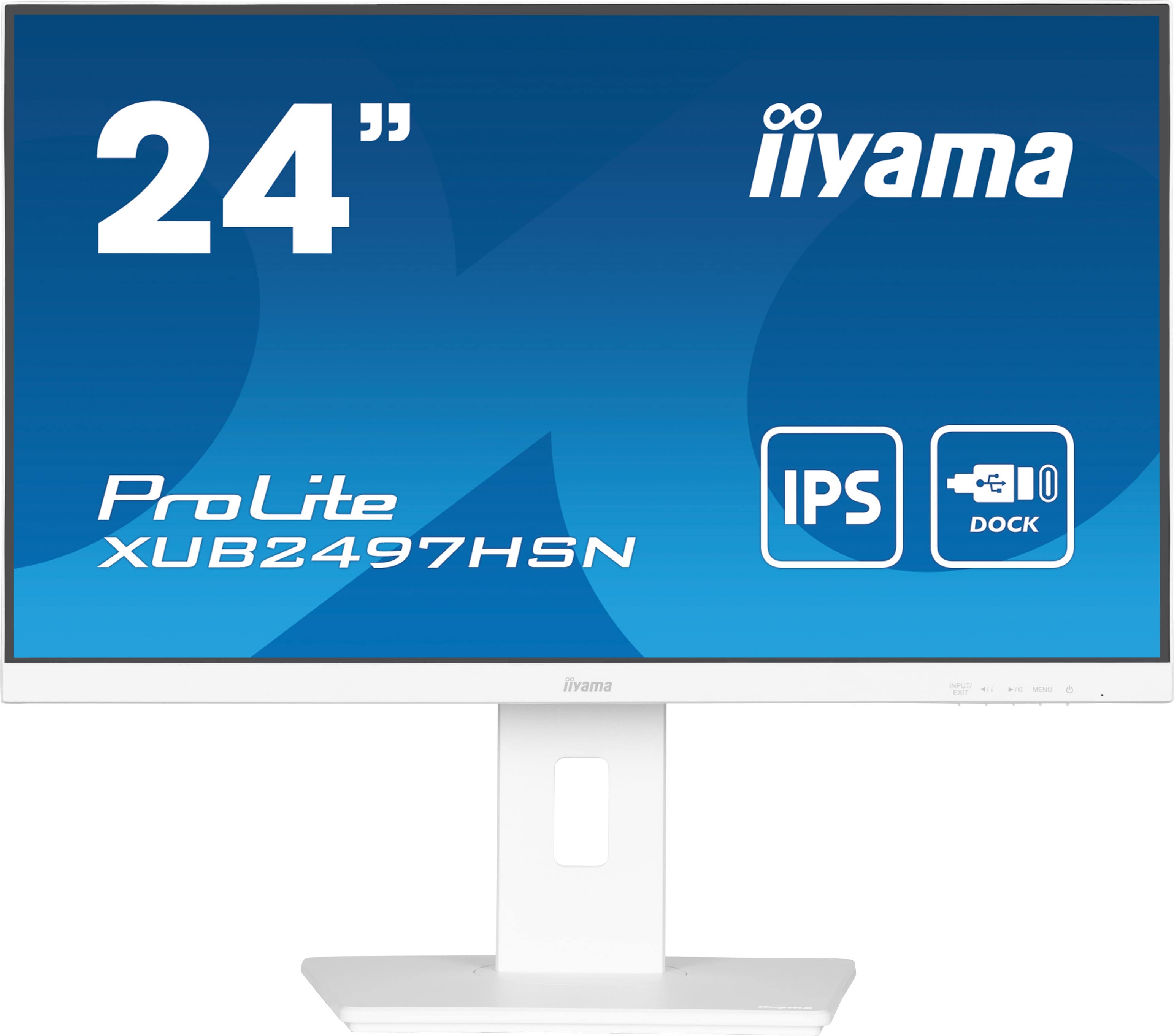 iiyama ProLite/XUB2497HSN-W1/23,8''/IPS/FHD/100Hz/1ms/White/3R