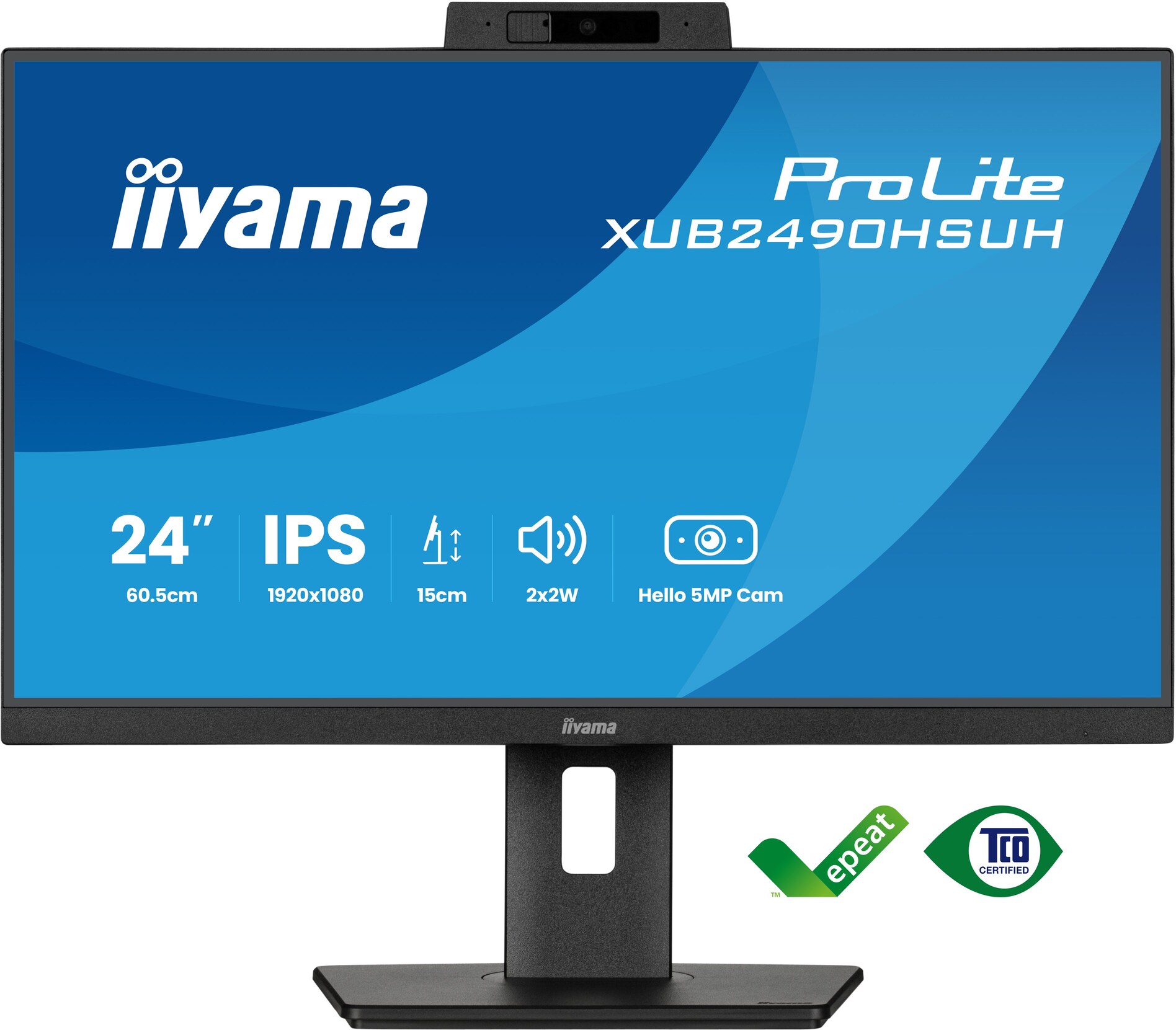 iiyama ProLite/XUB2490HSUH-B2/23,8''/IPS/FHD/100Hz/4ms/Black/3R
