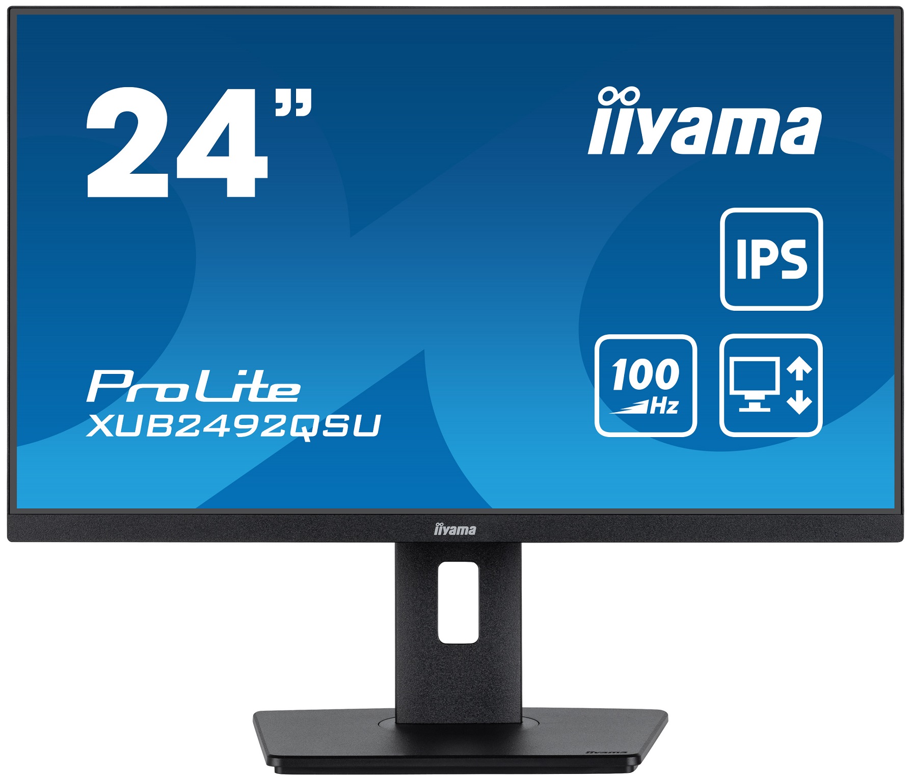 iiyama ProLite/XUB2492QSU-B1/23,8''/IPS/QHD/100Hz/0,5ms/Black/3R