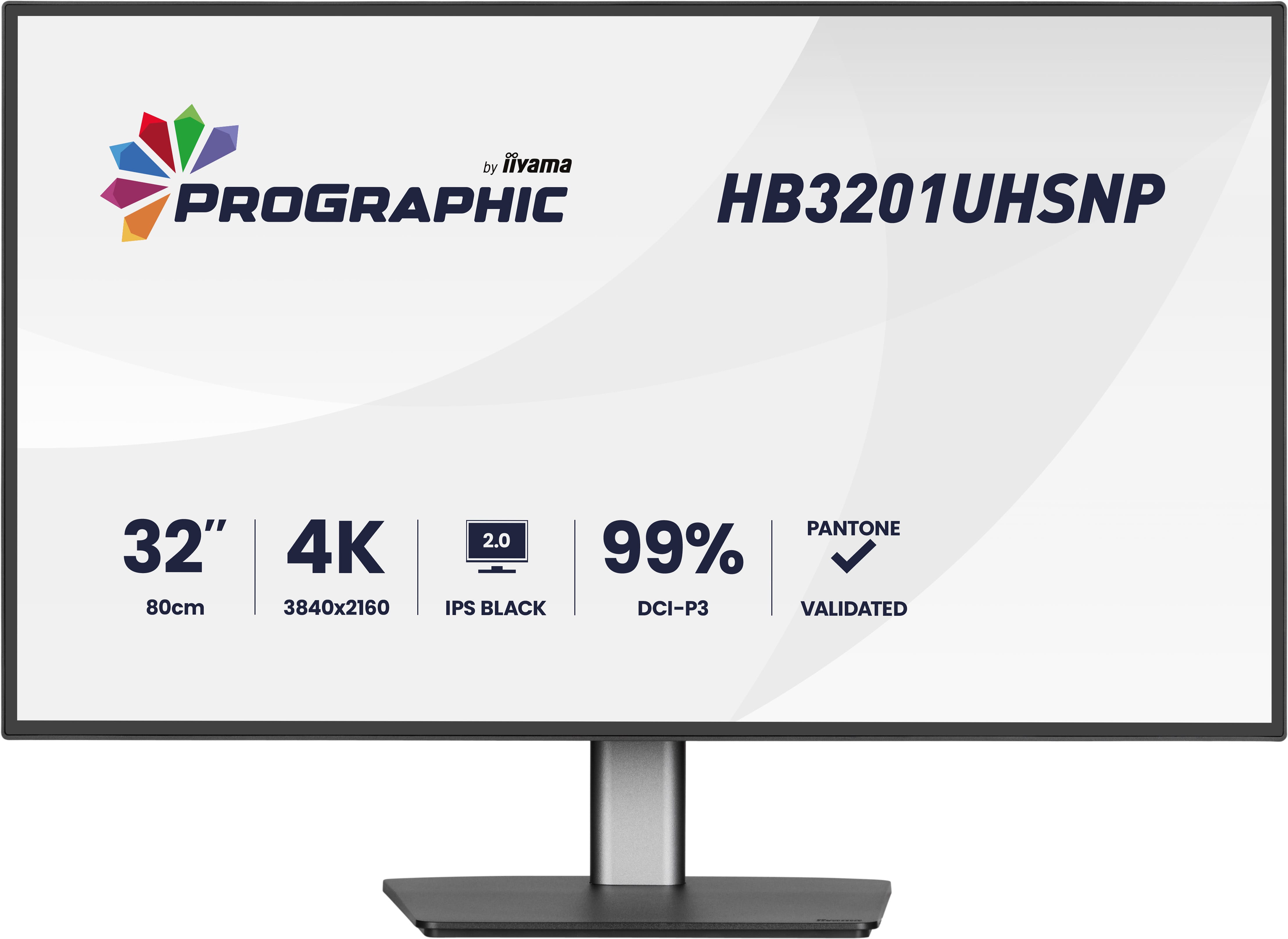 iiyama ProGraphic/HB3201UHSNP-B1/31,5''/IPS/4K UHD/60Hz/4ms/Černá/3R