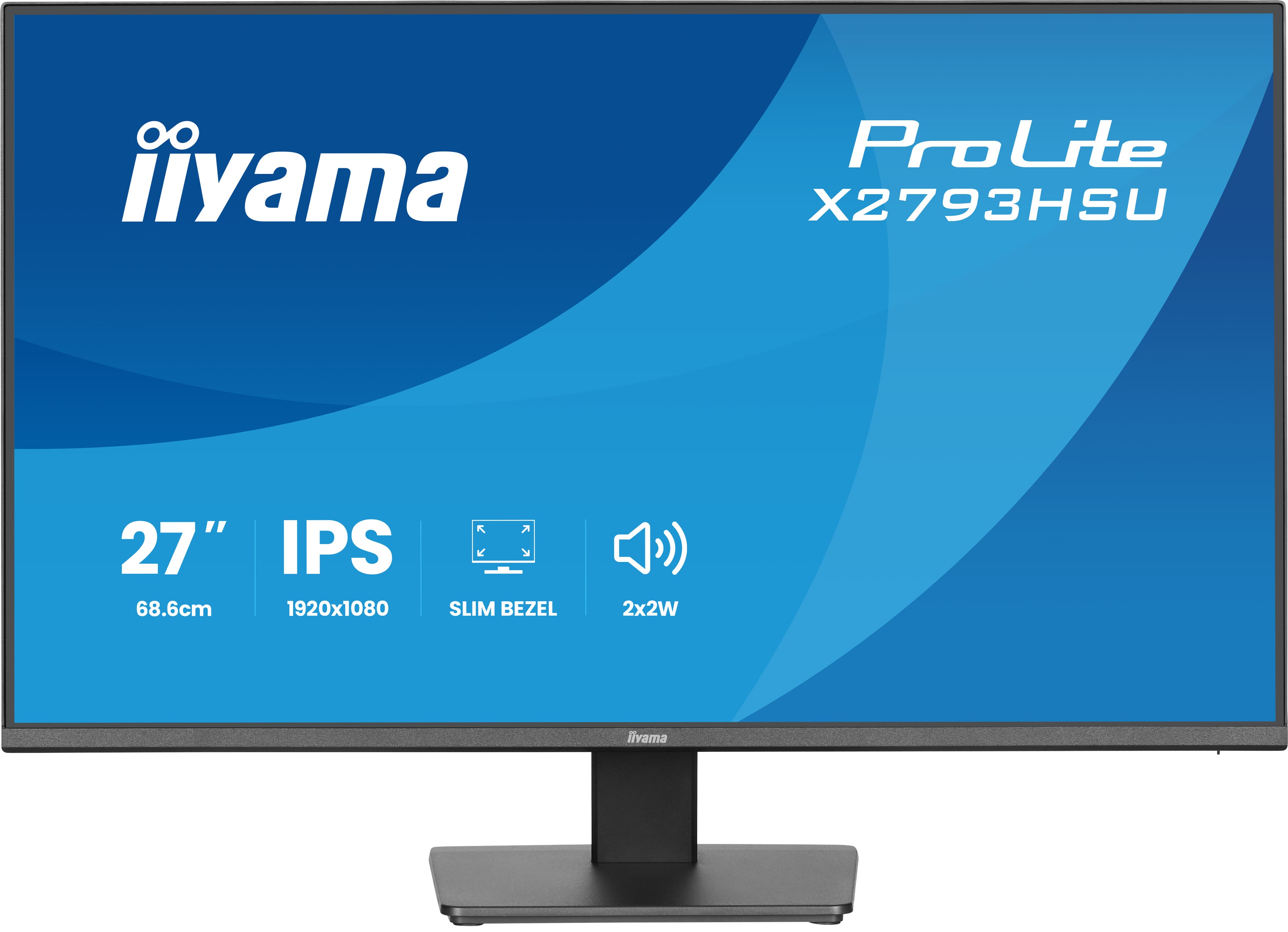 iiyama ProLite/X2793HSU-B1/27''/IPS/FHD/120Hz/1ms/Černá/3R