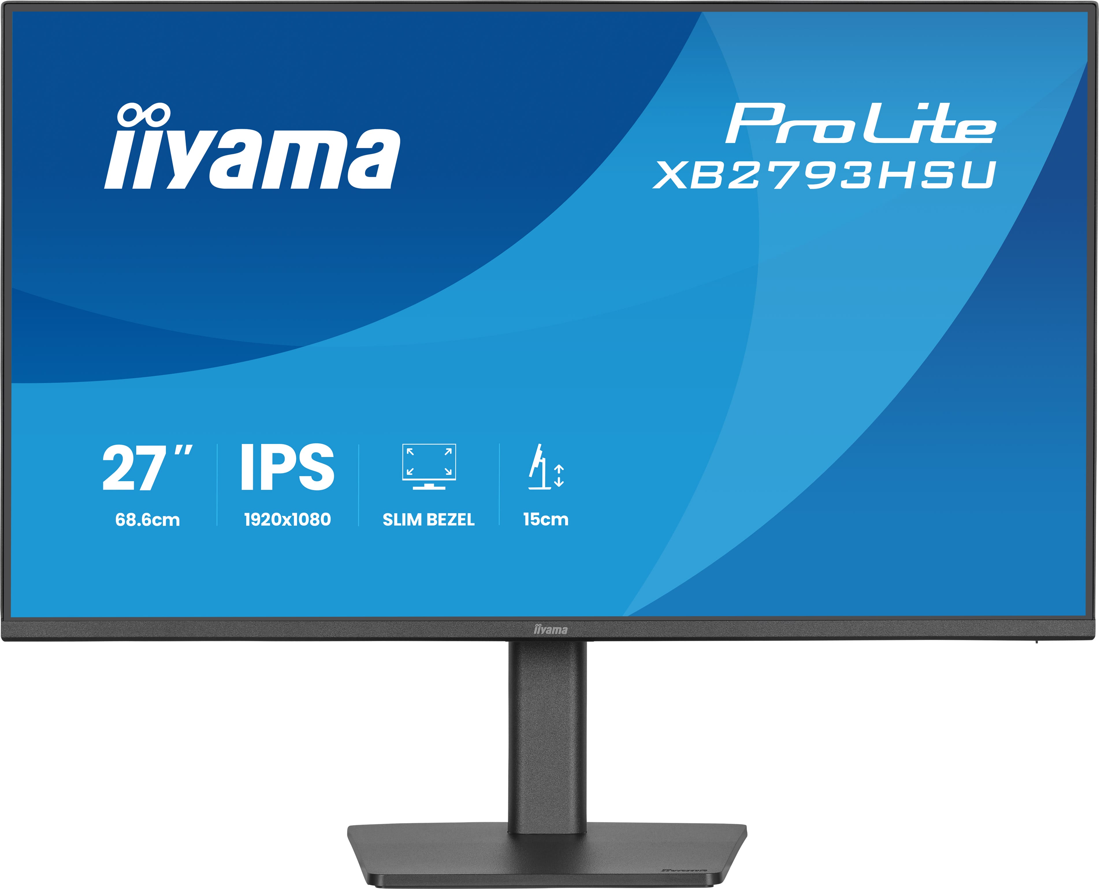 iiyama ProLite/XB2793HSU-B1/27''/IPS/FHD/120Hz/1ms/Černá/3R