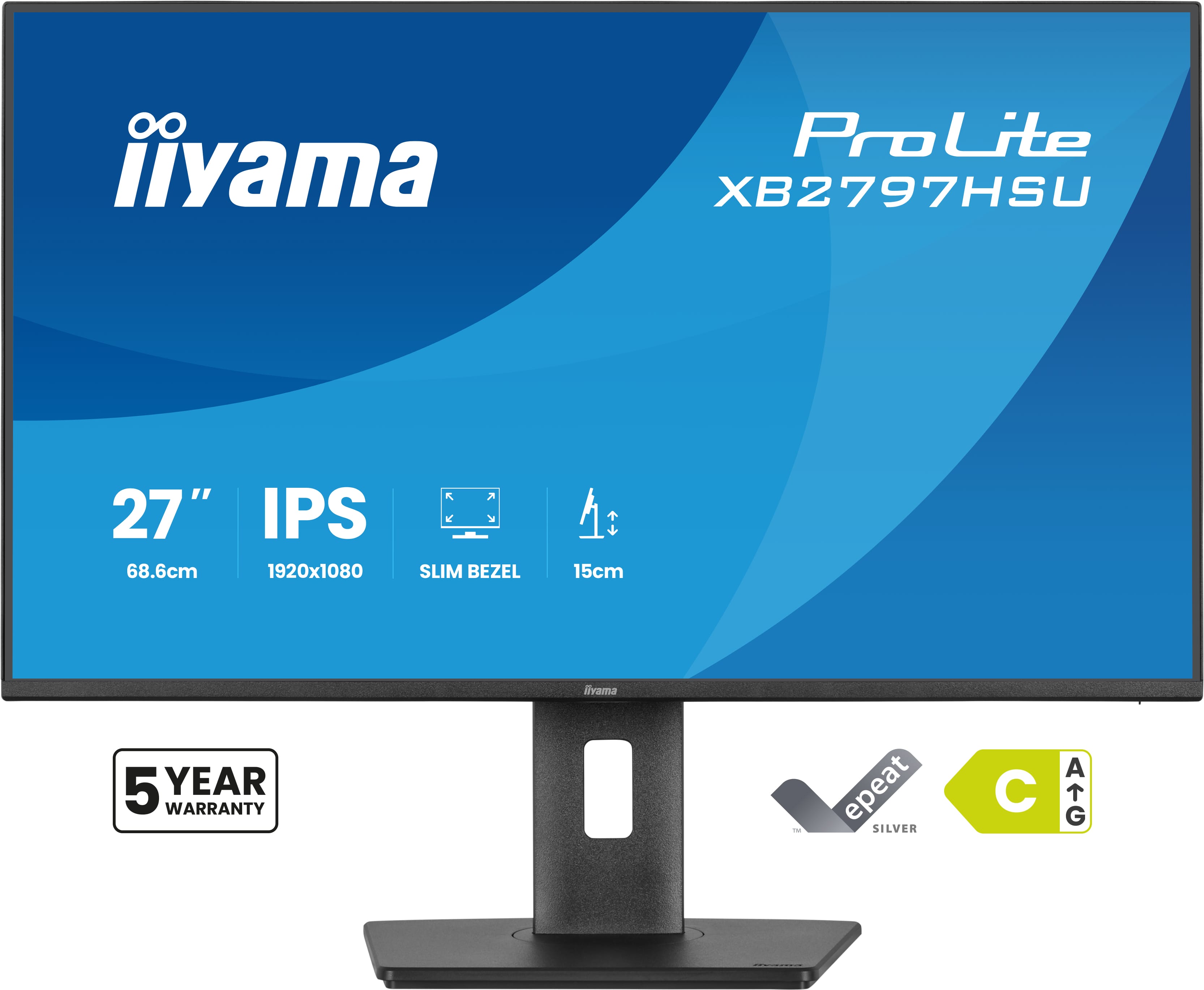 iiyama ProLite/XB2797HSU-B1/27''/IPS/FHD/120Hz/4ms/Černá/5R