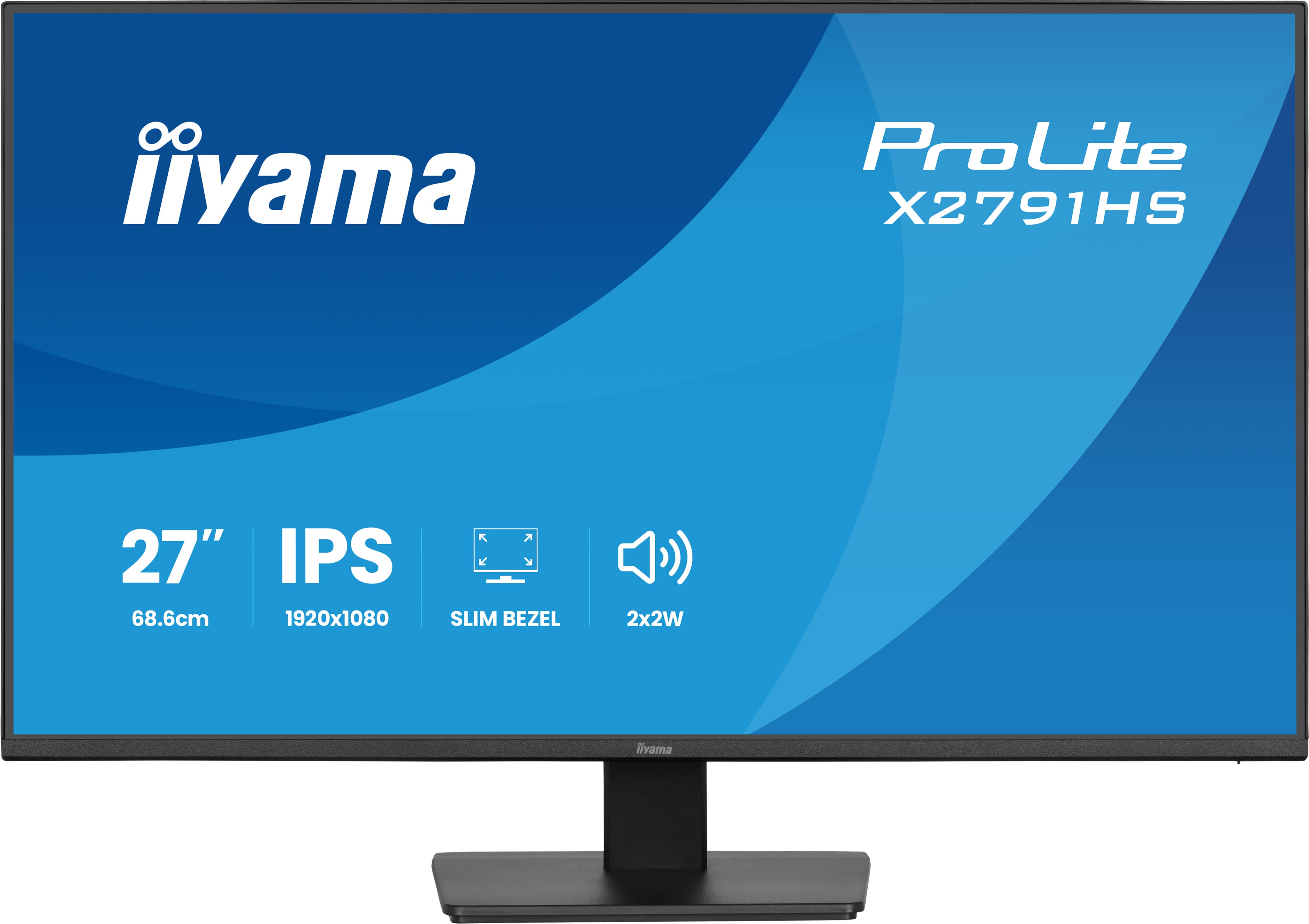 iiyama ProLite/X2791HS-B1/27''/IPS/FHD/120Hz/1ms/Černá/3R