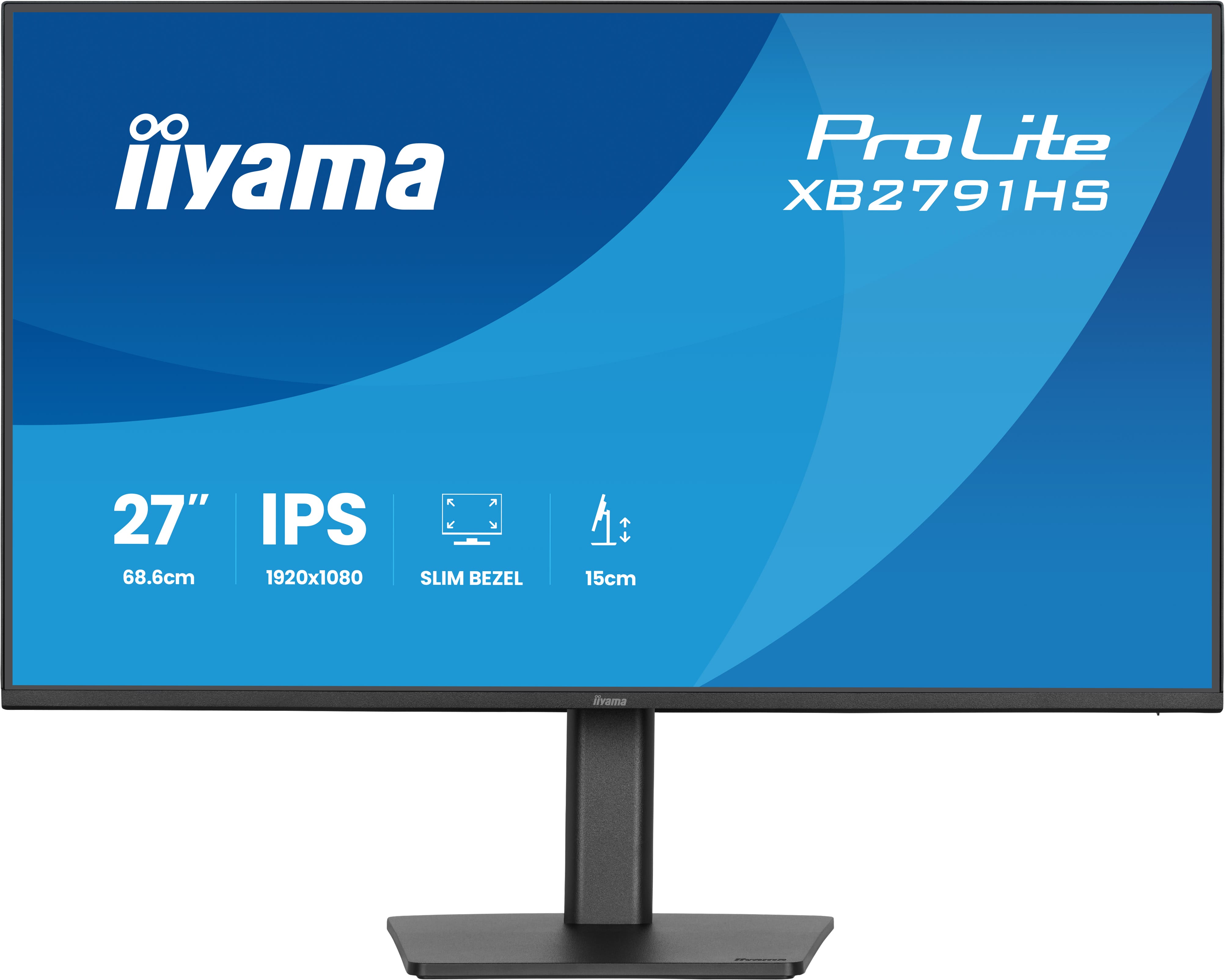 iiyama ProLite/XB2791HS-B1/27''/IPS/FHD/120Hz/1ms/Černá/3R