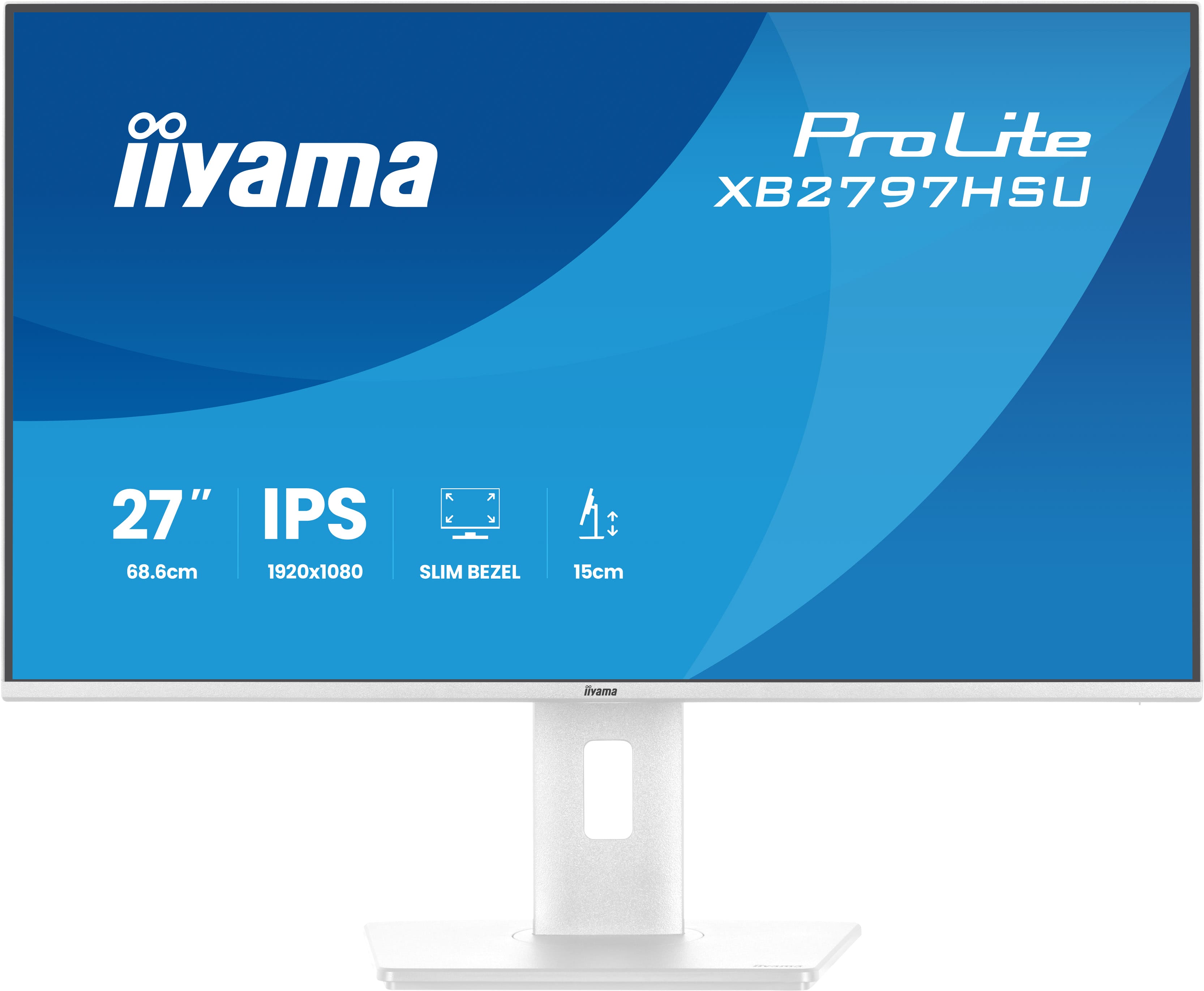 iiyama ProLite/XB2797HSU-W1/27''/IPS/FHD/120Hz/1ms/Bílá/5R