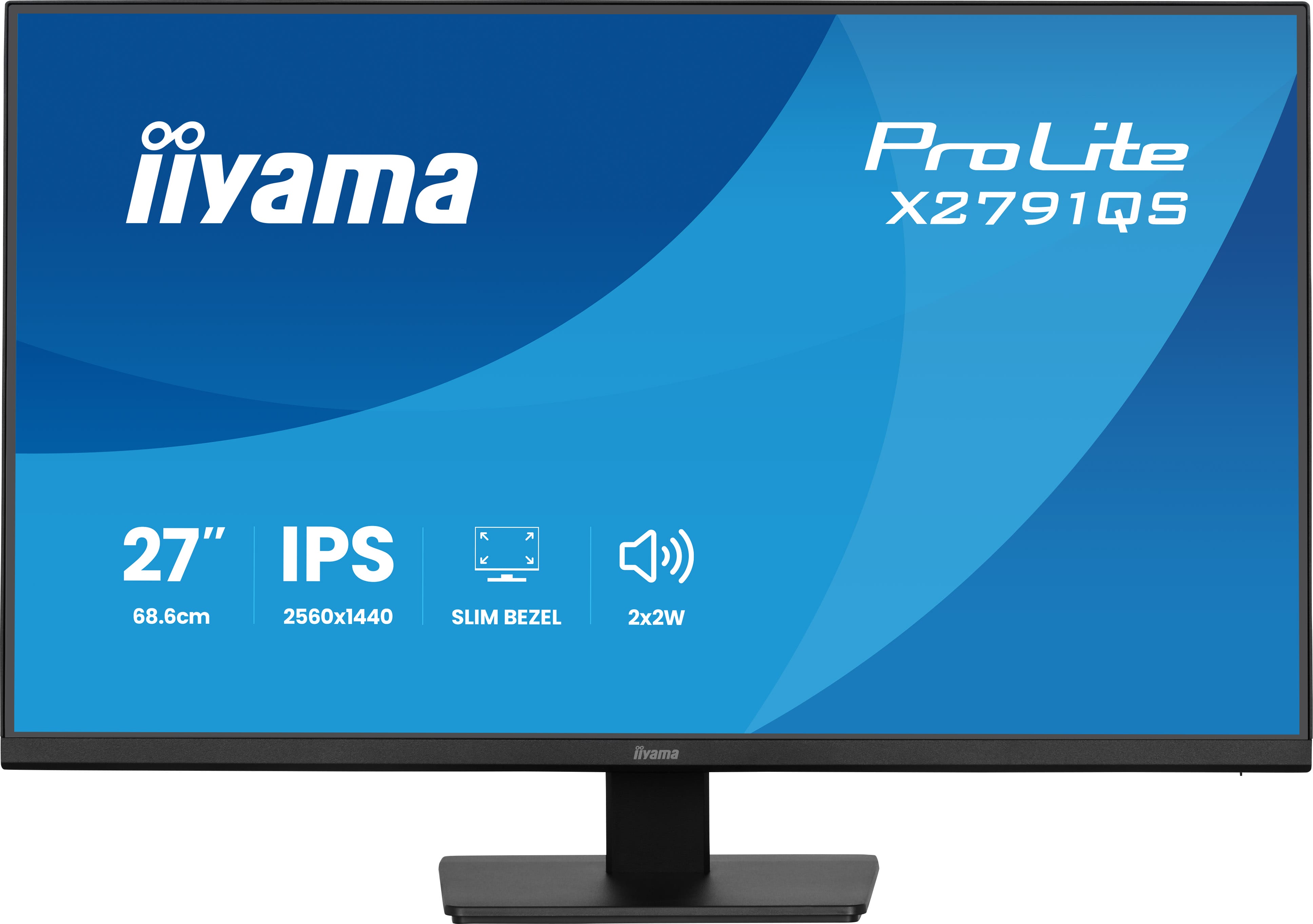 27'' iiyama X2791QS-B1:IPS,QHD,HDMI,DP