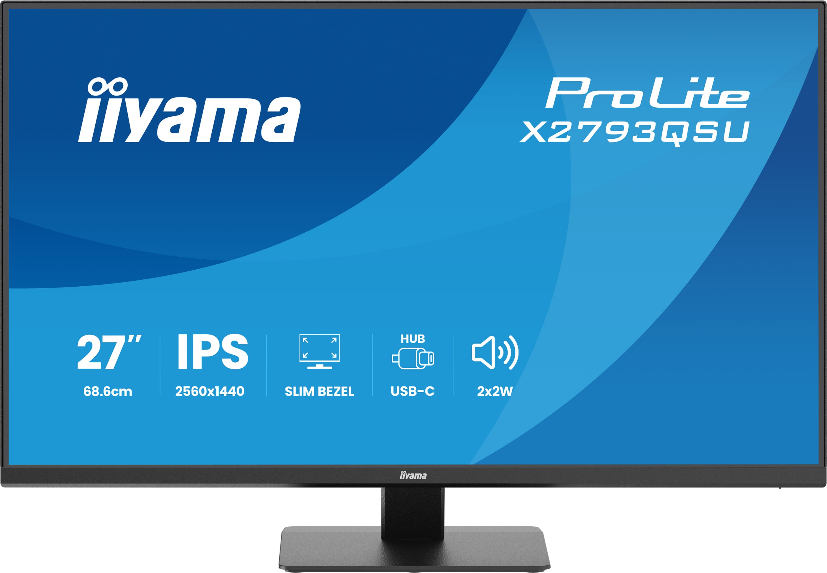 iiyama ProLite/X2791QSU-B1/27''/IPS/QHD/75Hz/1ms/Černá/3R