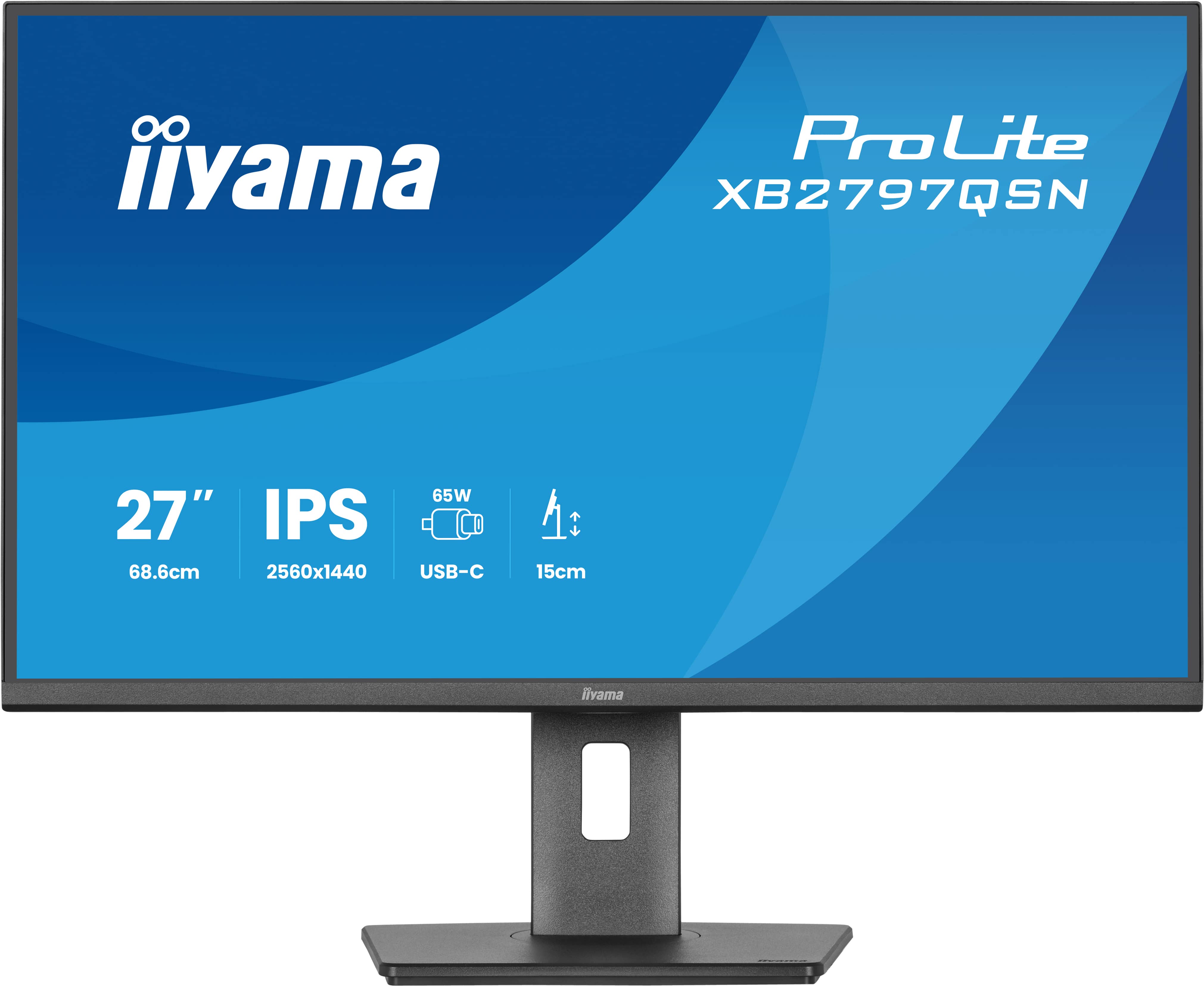iiyama ProLite/XB2797QSN-B1/27''/IPS/QHD/75Hz/1ms/Černá/5R