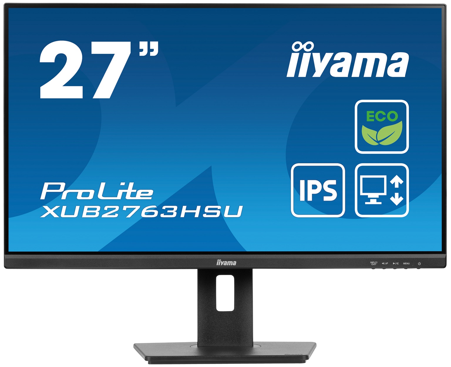 iiyama ProLite/XUB2763HSU-B1/27''/IPS/FHD/100Hz/3ms/Black/3R