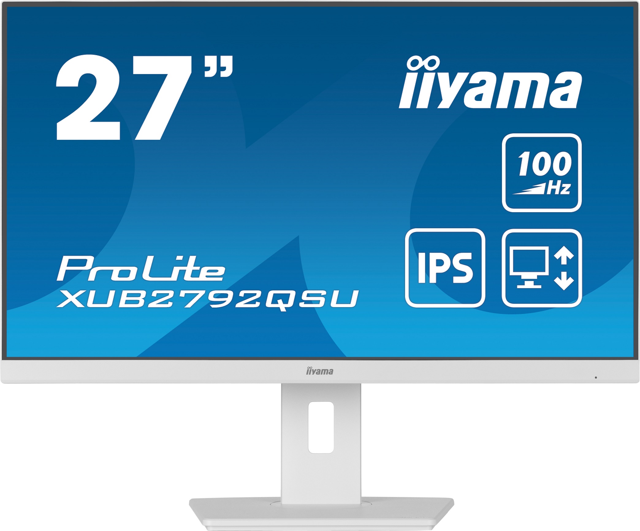 iiyama ProLite/XUB2792QSU-W6/27''/IPS/QHD/100Hz/0,4ms/White/3R