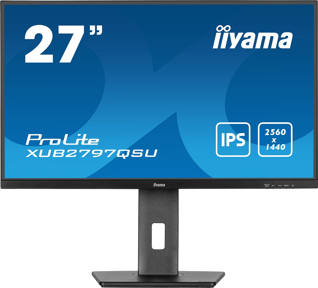 iiyama ProLite/XUB2797QSU-B1/27''/IPS/QHD/100Hz/1ms/Black/3R