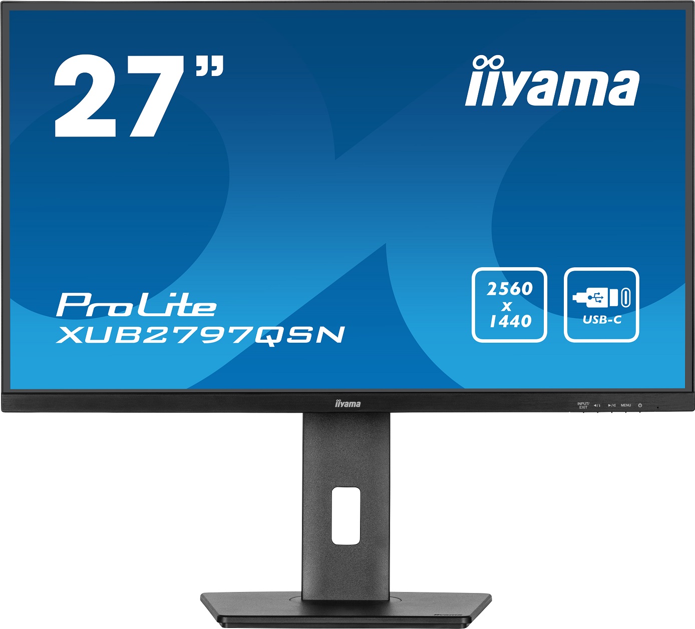 iiyama ProLite/XUB2797QSN-B1/27''/IPS/QHD/100Hz/1ms/Black/3R