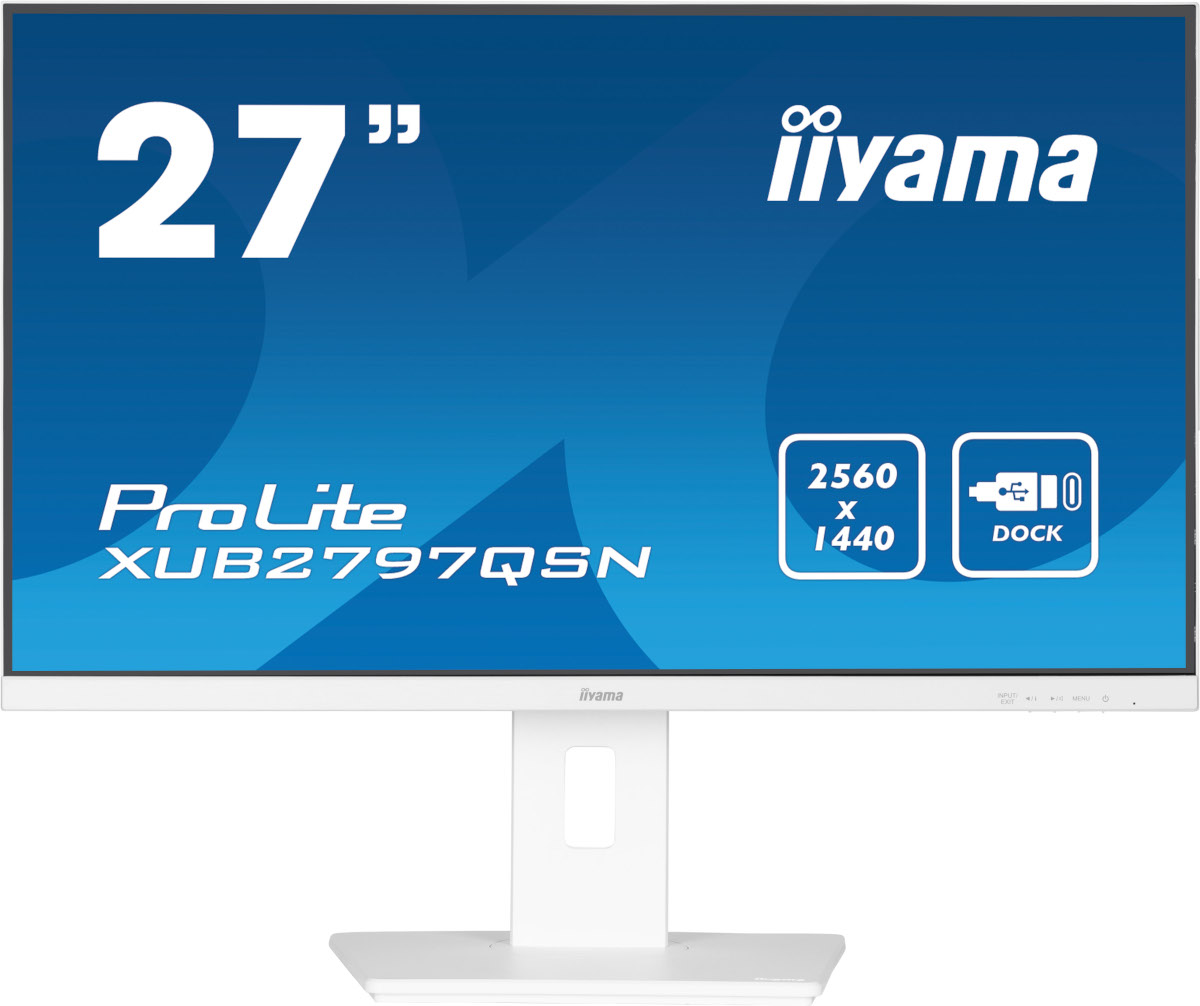 iiyama ProLite/XUB2797QSN-W1/27''/IPS/QHD/100Hz/1ms/White/3R